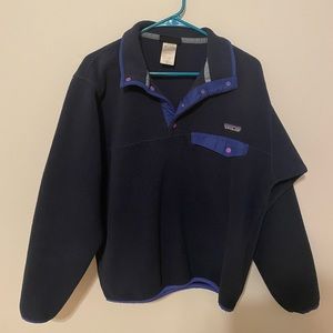 Patagonia Synchilla Mens Small Blue Navy